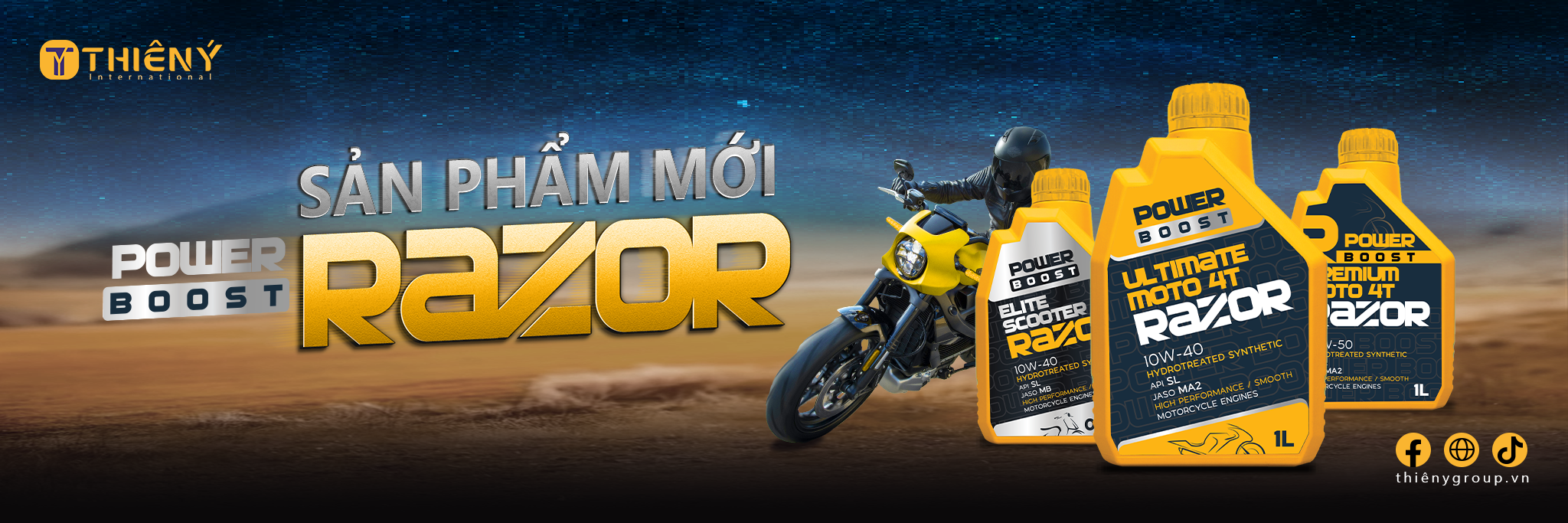Dầu nhớt Razor - Dẫn đầu dầu nhớt Việt