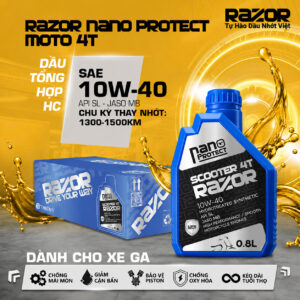 Dầu nhớt Razor Nano Protect Scooter 4T - Cho xe tay ga