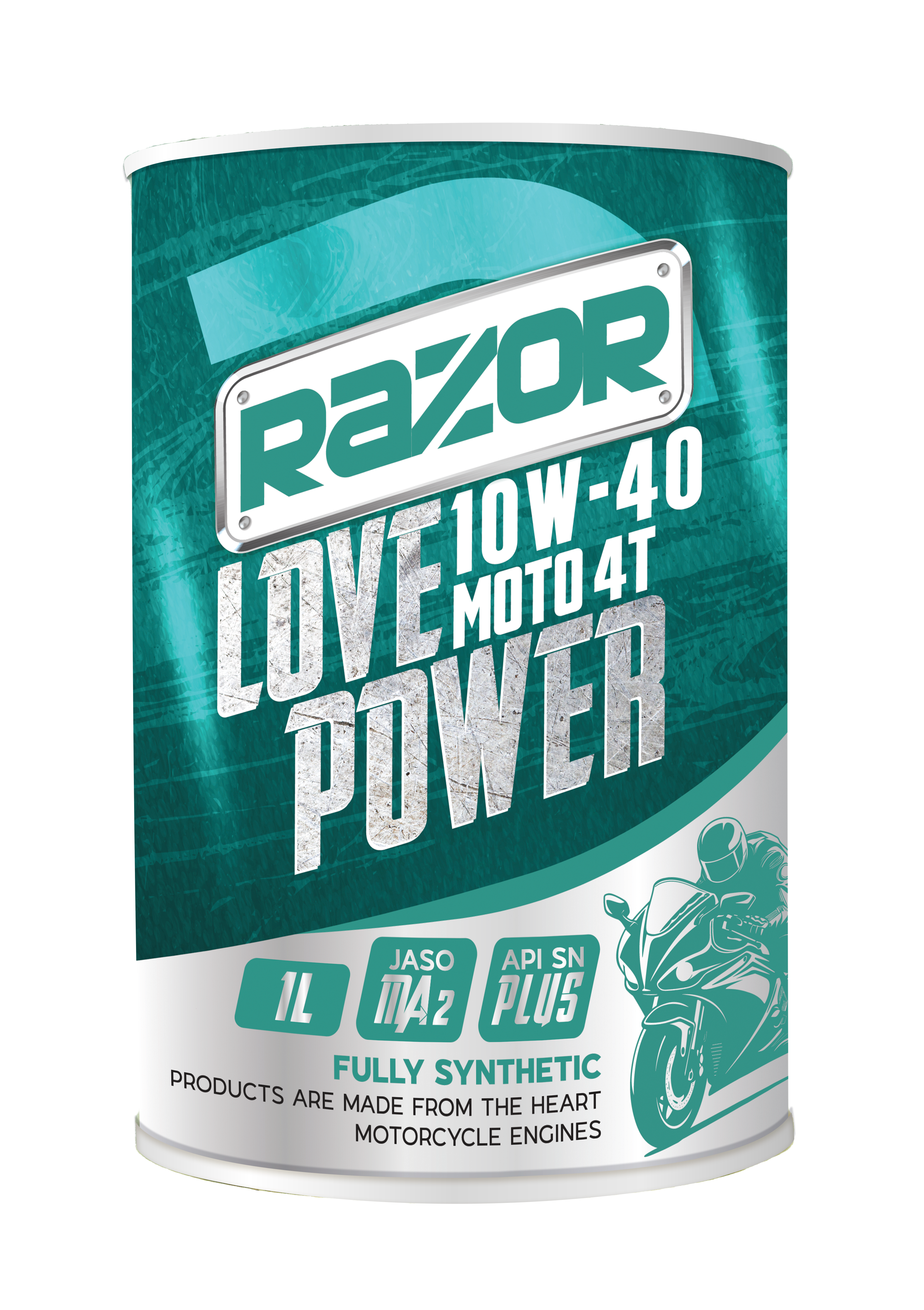 Dầu nhớt Razor Love Power Moto 4T cho xe số và PKL